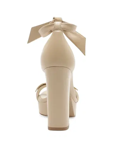 Alexandre Birman Women's Mabeleh 110MM Bow Leather Platform Sandals | Thumbnail 6