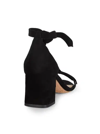 Alexandre Birman Women's Clarita Bow Suede Sandals - Black - Size 12 | Thumbnail 3