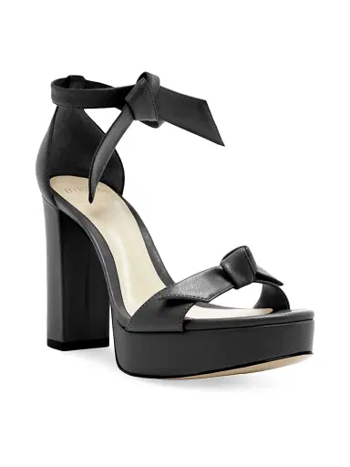 Alexandre Birman Women's Mabeleh 110MM Bow Leather Platform Sandals - Black - Size 11.5 | Thumbnail 2 Alexandre Birman Women's Mabeleh 110MM Bow Leather Platform Sandals - Black - Size 11.5 | Thumbnail 2