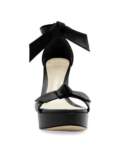 Alexandre Birman Women's Mabeleh 110MM Bow Leather Platform Sandals - Black - Size 11.5 | Thumbnail 5 Alexandre Birman Women's Mabeleh 110MM Bow Leather Platform Sandals - Black - Size 11.5 | Thumbnail 5