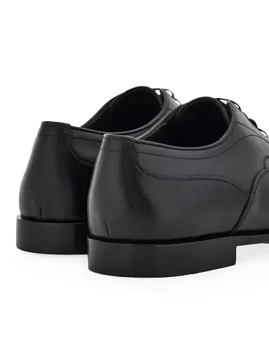 Ferragamo Men's Trinity Leather Oxfords - Nero - Size 13 | Thumbnail 5