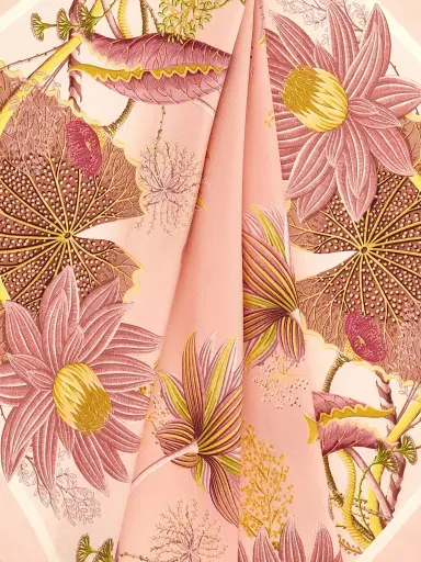 Ferragamo Women's Floral Silk Scarf | Thumbnail 4 Ferragamo Women's Floral Silk Scarf | Thumbnail 4