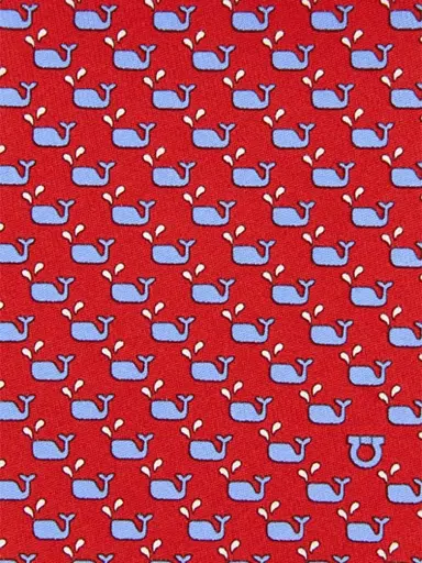 Ferragamo Men's Alice Printed Silk Tie | Thumbnail 4