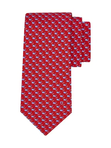 Ferragamo Men's Alice Printed Silk Tie | Thumbnail 1