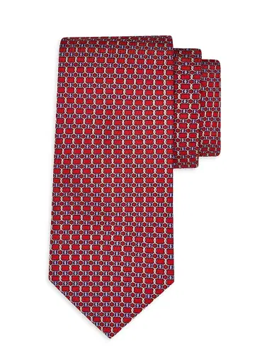 Ferragamo Men's Aida Silk Tie | Thumbnail 1 Ferragamo Men's Aida Silk Tie | Thumbnail 1