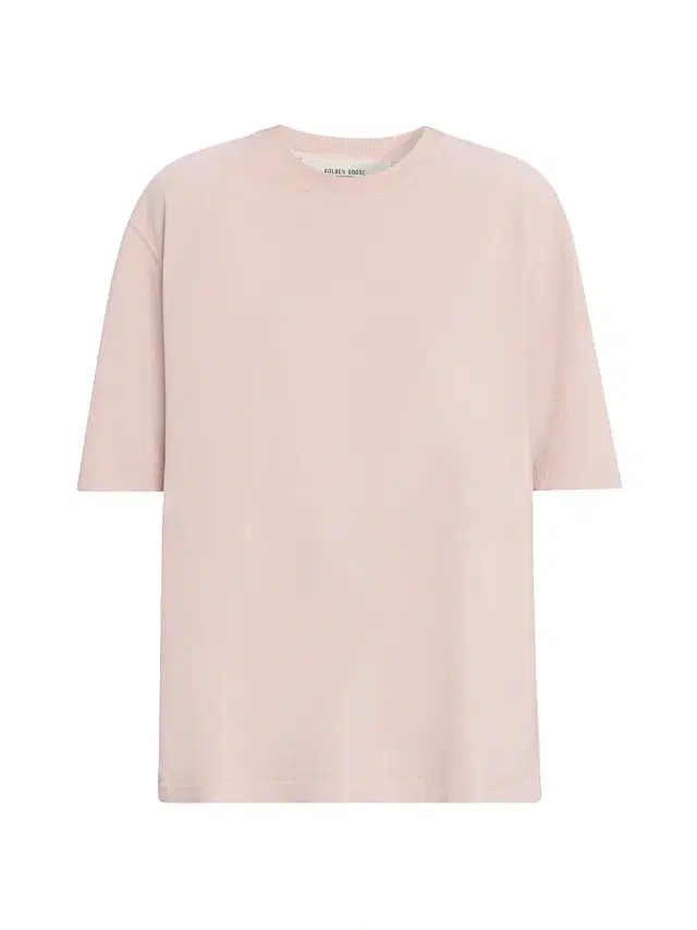 Women's Reverse-Logo Oversized T-Shirt - Pink