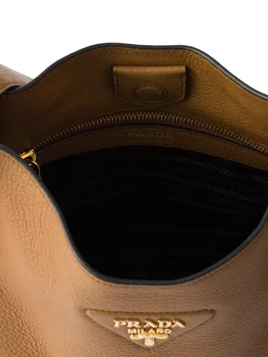 Prada Women's Medium Leather Shoulder Bag - Brown | Thumbnail 4
