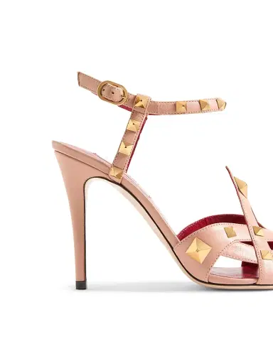 Valentino Garavani Women's Studdy 100MM Kidskin Sandals | Thumbnail 6 Valentino Garavani Women's Studdy 100MM Kidskin Sandals | Thumbnail 6