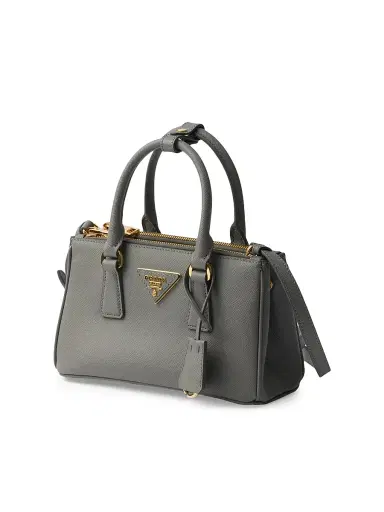 Prada Women's Galleria Saffiano Leather Mini Top Handle Bag | Thumbnail 2 Prada Women's Galleria Saffiano Leather Mini Top Handle Bag | Thumbnail 2