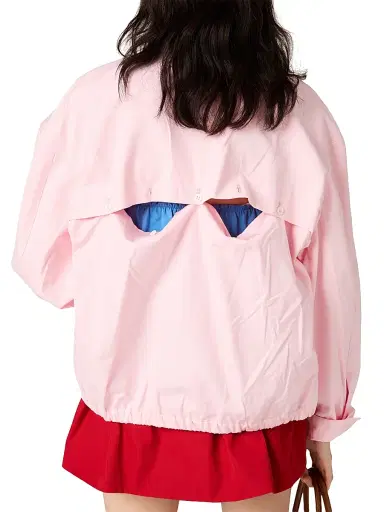 Miu Miu Women's Poplin Blouson Jacket - Pink - Size 4 | Thumbnail 6