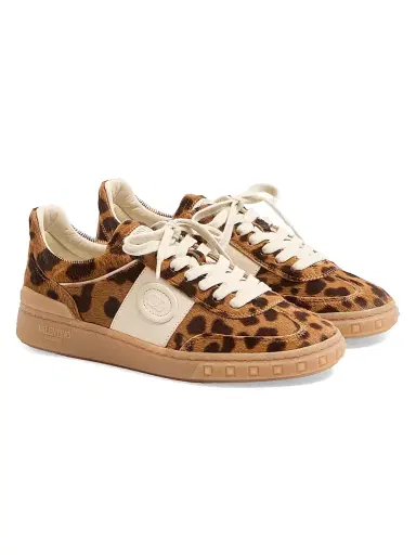 Valentino Garavani Women's Upvillage Sneakers in Pony-Effect Calfskin | Thumbnail 2 Valentino Garavani Women's Upvillage Sneakers in Pony-Effect Calfskin | Thumbnail 2