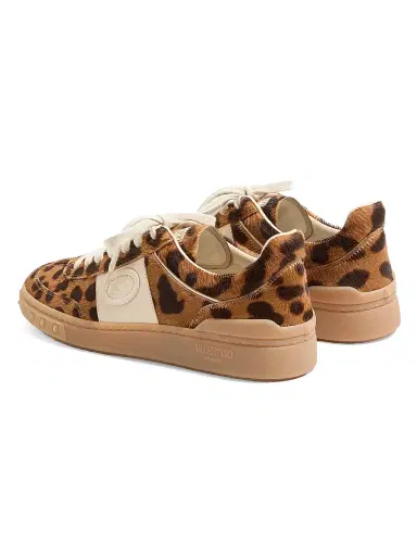 Valentino Garavani Women's Upvillage Sneakers in Pony-Effect Calfskin | Thumbnail 4 Valentino Garavani Women's Upvillage Sneakers in Pony-Effect Calfskin | Thumbnail 4