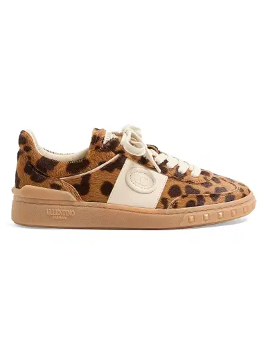 Valentino Garavani Women's Upvillage Sneakers in Pony-Effect Calfskin | Thumbnail 1 Valentino Garavani Women's Upvillage Sneakers in Pony-Effect Calfskin | Thumbnail 1