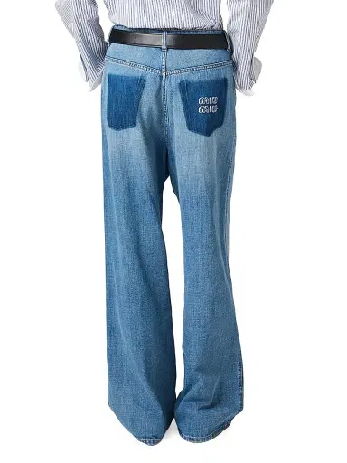 Miu Miu Women's Denim Jeans - Blue - Size 27 | Thumbnail 3 Miu Miu Women's Denim Jeans - Blue - Size 27 | Thumbnail 3