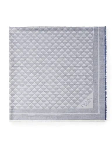 Prada Women's Silk and Wool Shawl | Thumbnail 1 Prada Women's Silk and Wool Shawl | Thumbnail 1