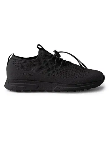 Prada Women's Prax Stretch Knit Sneakers - Black - Size 11 | Thumbnail 1 Prada Women's Prax Stretch Knit Sneakers - Black - Size 11 | Thumbnail 1