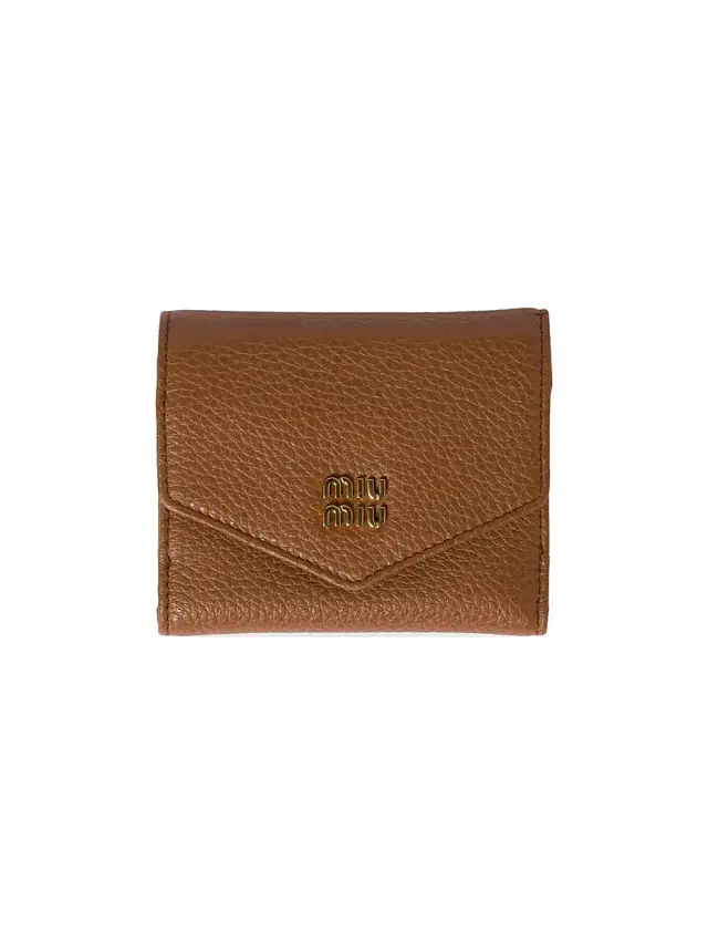 Miu Miu Women's  Leather Wallet - Brown