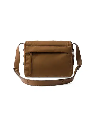 Prada Women's Small Padded Re-Nylon Shoulder Bag - Dark Brown | Thumbnail 3