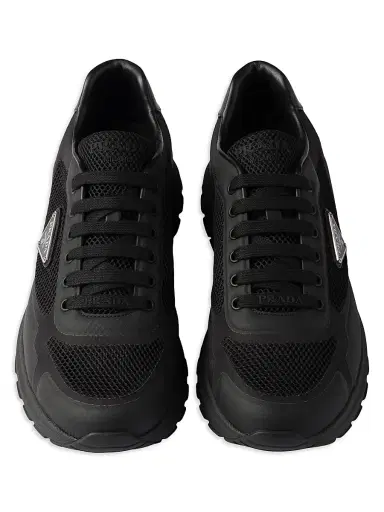 Prada Men's Prax 2.0 Fabric Sneakers - Black | Thumbnail 2 Prada Men's Prax 2.0 Fabric Sneakers - Black | Thumbnail 2