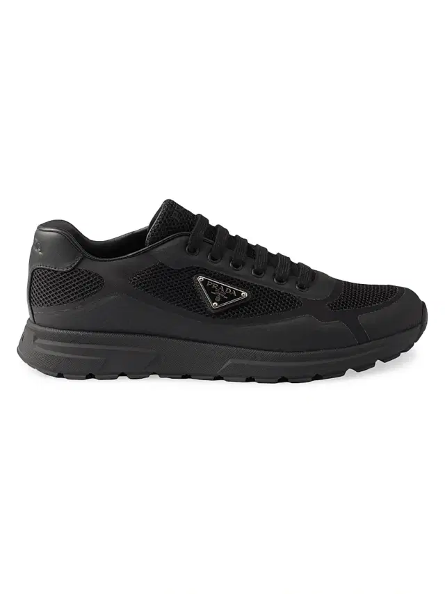 Men's Prax 2.0 Fabric Sneakers - Black