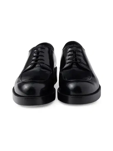 Prada Men's Brushed Leather Derby Shoes | Thumbnail 5 Prada Men's Brushed Leather Derby Shoes | Thumbnail 5