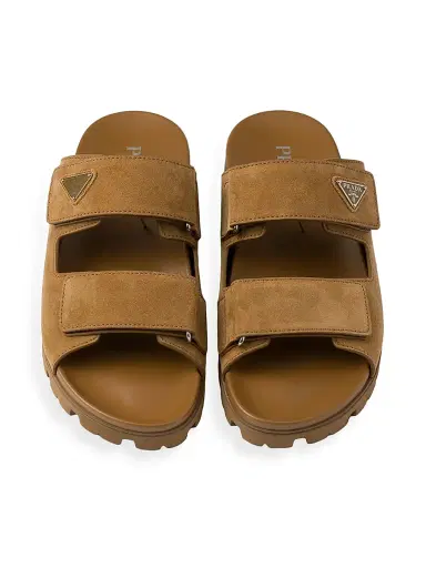 Prada Men's Suede Band Sandals - Brown - Size 9.5 | Thumbnail 2 Prada Men's Suede Band Sandals - Brown - Size 9.5 | Thumbnail 2
