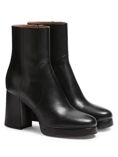 Valentino Garavani Women's Fawcette 90MM Platform Ankle Boots in Calfskin Leather | Thumbnail 2