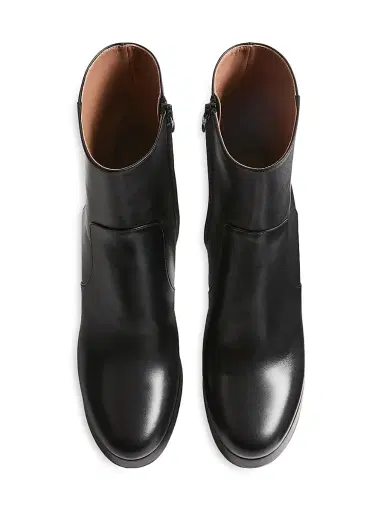 Valentino Garavani Women's Fawcette 90MM Platform Ankle Boots in Calfskin Leather | Thumbnail 4