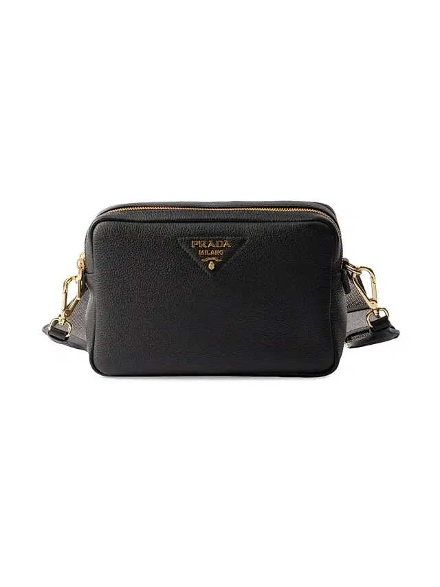 Women's  Leather Shoulder Bag - Black