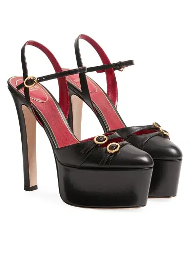 Valentino Garavani Women's Crasher 145MM Platform Pumps in Kidskin | Thumbnail 2