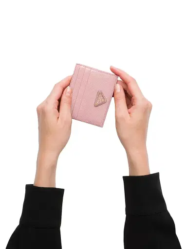 Prada Women's Saffiano Leather Card Holder | Thumbnail 3 Prada Women's Saffiano Leather Card Holder | Thumbnail 3