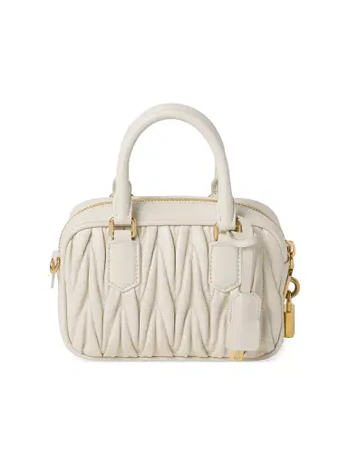 Miu Miu Women's Arcadie Matelassé Nappa Leather Bag | Thumbnail 3 Miu Miu Women's Arcadie Matelassé Nappa Leather Bag | Thumbnail 3