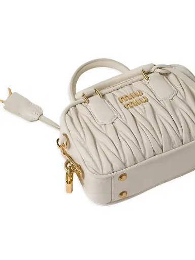 Miu Miu Women's Arcadie Matelassé Nappa Leather Bag | Thumbnail 5 Miu Miu Women's Arcadie Matelassé Nappa Leather Bag | Thumbnail 5