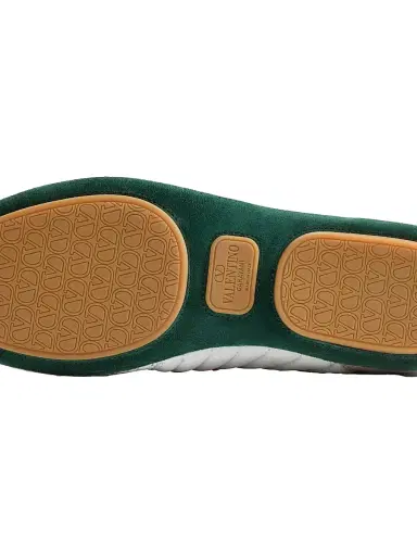Valentino Garavani Men's Strikie Sneakers in Perforated Nappa and Suede - White | Thumbnail 6