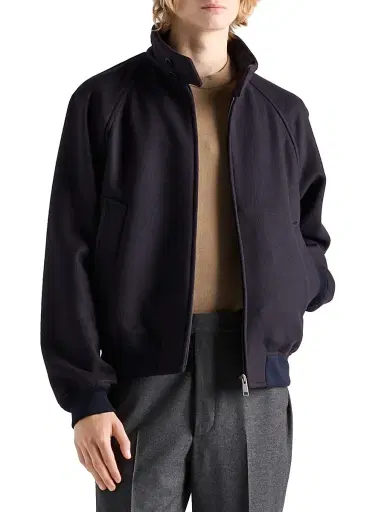 Prada Men's Wool and Cashmere Jacket - Blue - Size XXXL | Thumbnail 2 Prada Men's Wool and Cashmere Jacket - Blue - Size XXXL | Thumbnail 2