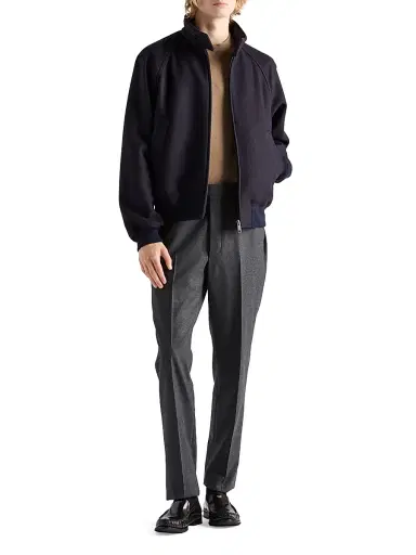 Prada Men's Wool and Cashmere Jacket - Blue - Size XXXL | Thumbnail 7 Prada Men's Wool and Cashmere Jacket - Blue - Size XXXL | Thumbnail 7