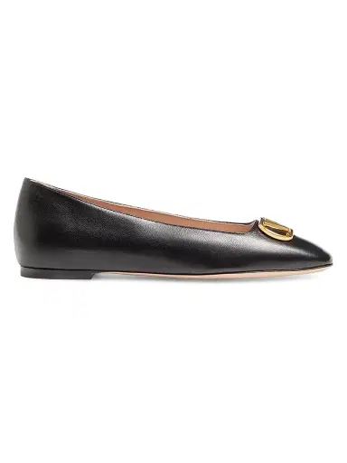Valentino Garavani Women's VLogo Signature Ballerinas in Nappa | Thumbnail 1 Valentino Garavani Women's VLogo Signature Ballerinas in Nappa | Thumbnail 1