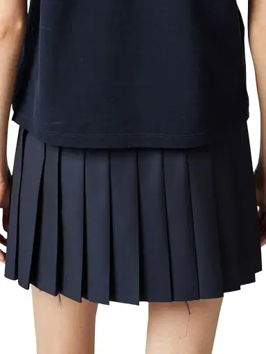 Miu Miu Women's Pleated Batavia Mini-Skirt - Blue - Size 2 | Thumbnail 3