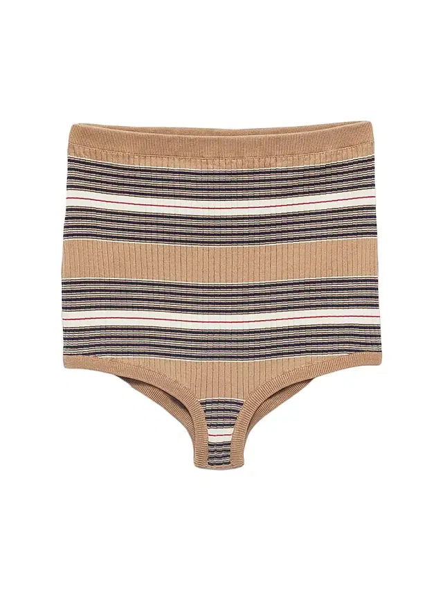 Women's Cotton Shorts - Brown