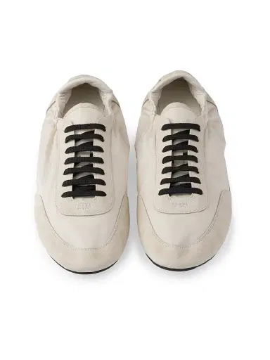 Prada Women's Collapse Re-Nylon and Suede Sneakers - Beige Khaki - Size 8.5 | Thumbnail 3 Prada Women's Collapse Re-Nylon and Suede Sneakers - Beige Khaki - Size 8.5 | Thumbnail 3