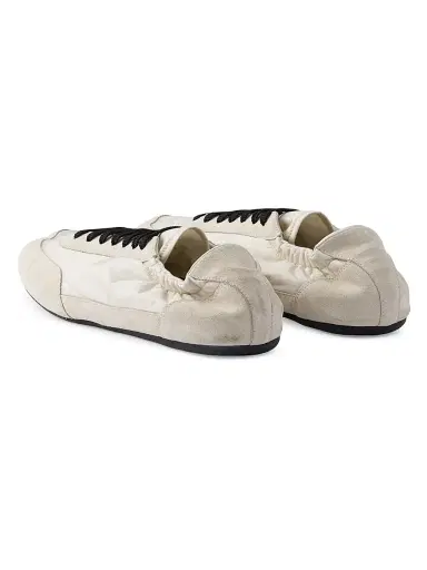 Prada Women's Collapse Re-Nylon and Suede Sneakers - Beige Khaki - Size 8.5 | Thumbnail 4 Prada Women's Collapse Re-Nylon and Suede Sneakers - Beige Khaki - Size 8.5 | Thumbnail 4