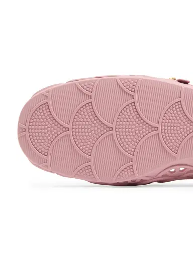 Valentino Garavani Women's Ondette Rubber 5MM Ballerinas with Scallop Pattern - Pink | Thumbnail 7