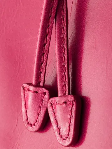 Prada Women's Leather Pouch - Dark Pink | Thumbnail 4 Prada Women's Leather Pouch - Dark Pink | Thumbnail 4