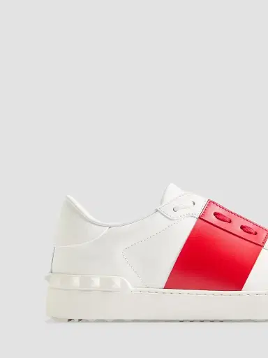 Valentino Garavani Men's Calfskin Open Sneakers | Thumbnail 6 Valentino Garavani Men's Calfskin Open Sneakers | Thumbnail 6
