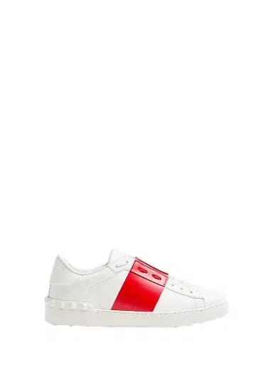 Valentino Garavani Men's Calfskin Open Sneakers | Thumbnail 1 Valentino Garavani Men's Calfskin Open Sneakers | Thumbnail 1