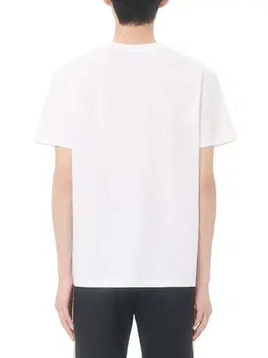 Valentino Garavani Men's Cotton T-Shirt with VGold - White - Size XL | Thumbnail 4 Valentino Garavani Men's Cotton T-Shirt with VGold - White - Size XL | Thumbnail 4