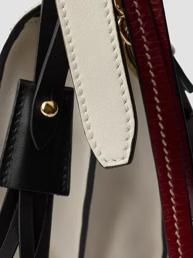 Prada Women's Soft Sound Leather Shoulder Bag - White | Thumbnail 5 Prada Women's Soft Sound Leather Shoulder Bag - White | Thumbnail 5