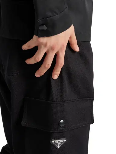 Prada Men's Re-Nylon Shirt - Black - Size Medium | Thumbnail 5 Prada Men's Re-Nylon Shirt - Black - Size Medium | Thumbnail 5