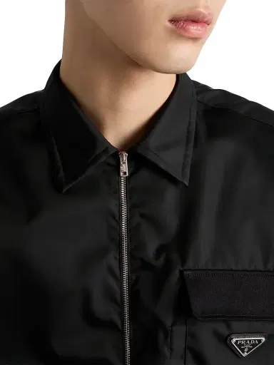 Prada Men's Re-Nylon Shirt - Black - Size Medium | Thumbnail 6 Prada Men's Re-Nylon Shirt - Black - Size Medium | Thumbnail 6