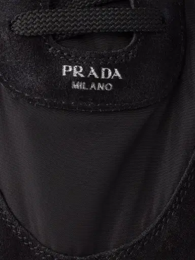 Prada Women's Collapse Re-Nylon and Suede Sneakers - Black - Size 5.5 | Thumbnail 5 Prada Women's Collapse Re-Nylon and Suede Sneakers - Black - Size 5.5 | Thumbnail 5
